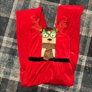 Festive Red Reindeer medium Jumpsuit